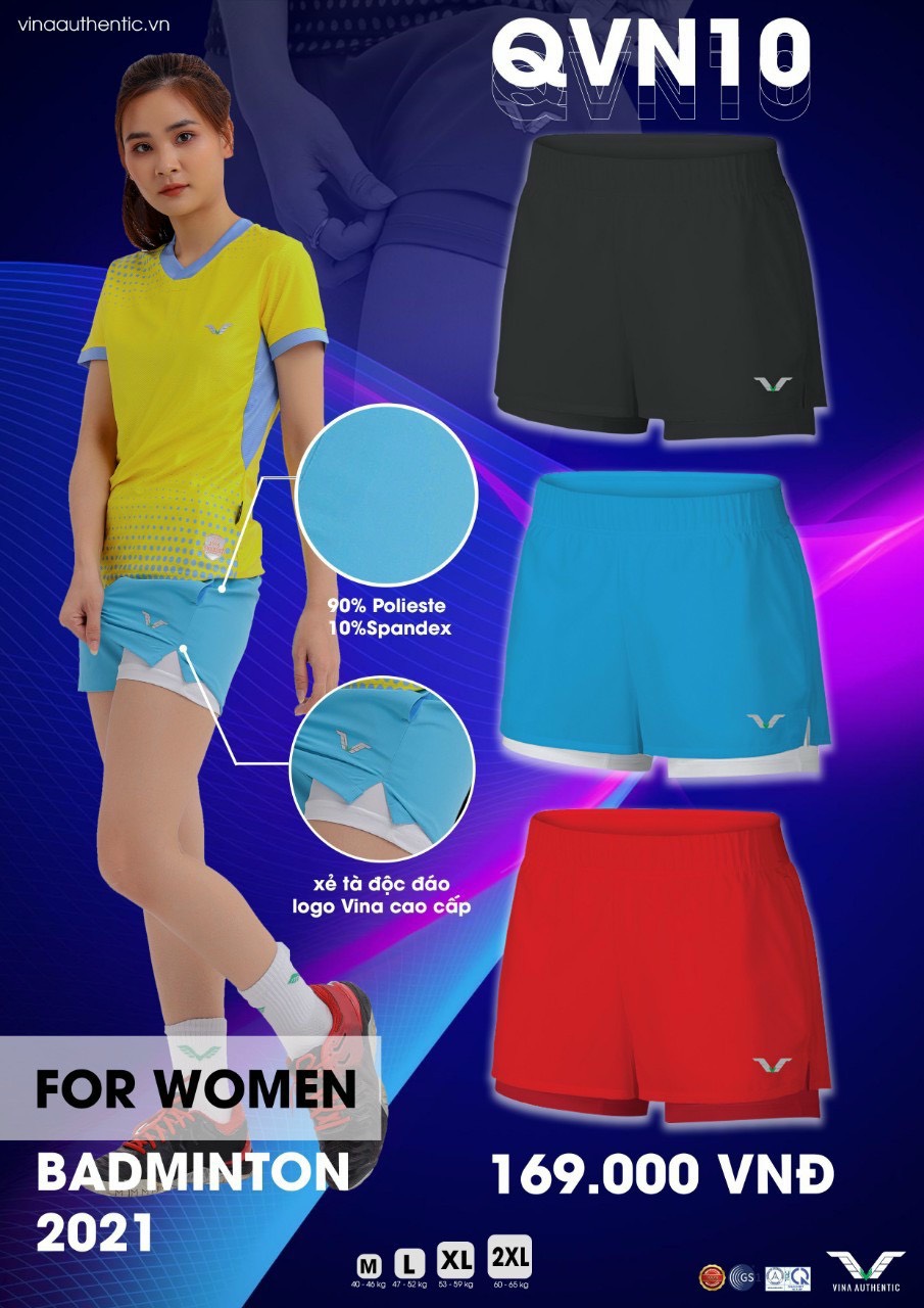 Xả kho size nhỏ quần thể thao 2 lớp cho nữ qvn10, quần 2 lớp chạy bộ, gym, cầu lông