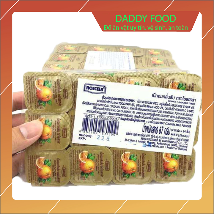 Kẹo vitamin c chua ngọt, món ăn vặt cho trẻ