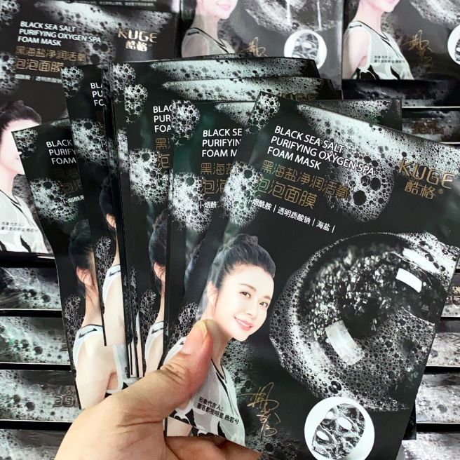 Nạ sủi bọt thải độc tố cho da Kim Cương Đen