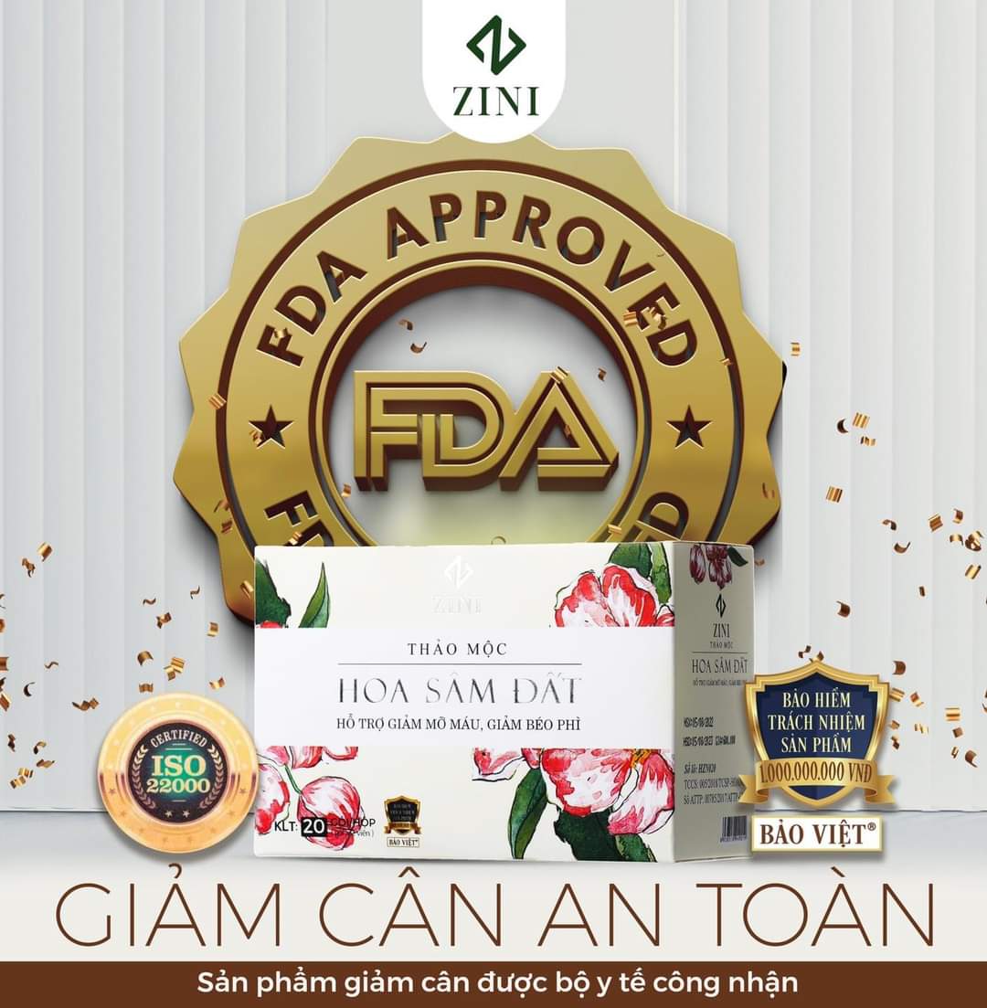 Giảm Cân Hoa Sâm Đất dạng Viên