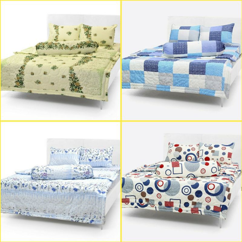 Bộ chăn ga vỏ gối cotton thắng lợi