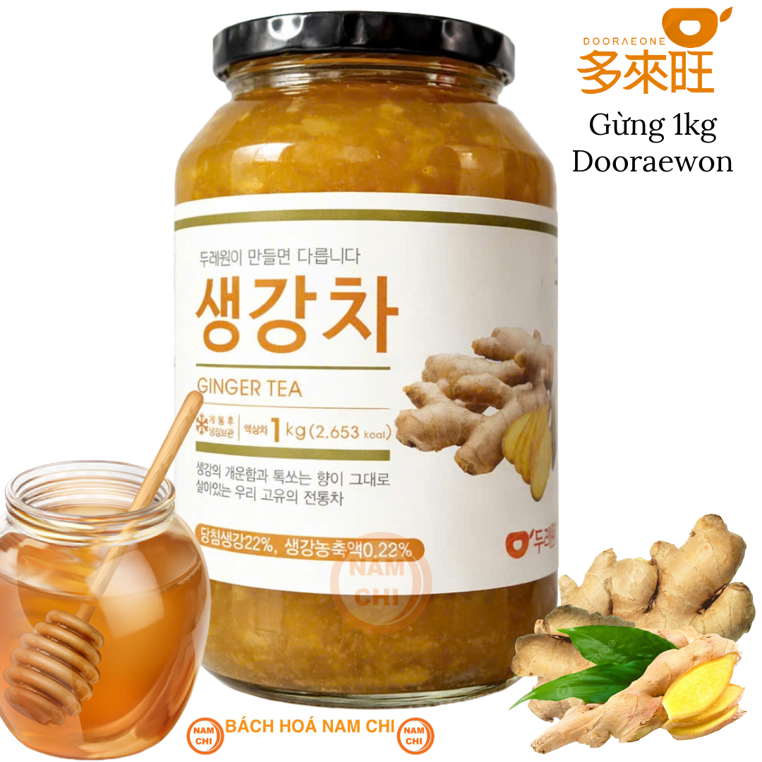 [MẪU MỚI] Mật Ong GỪNG Hàn Quốc DOORAEWON 1KG - Nhập Khẩu Chính Hãng