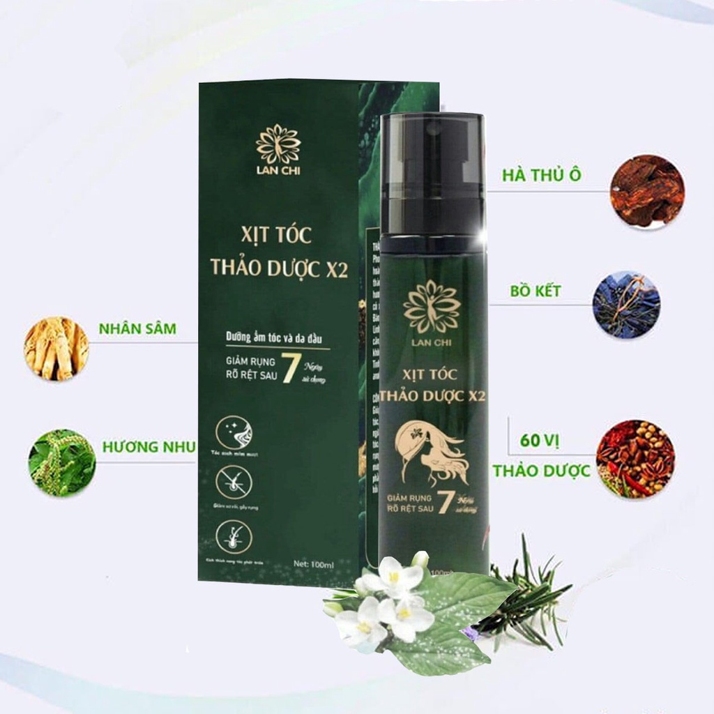 Xịt tóc thảo dược Lan Chi