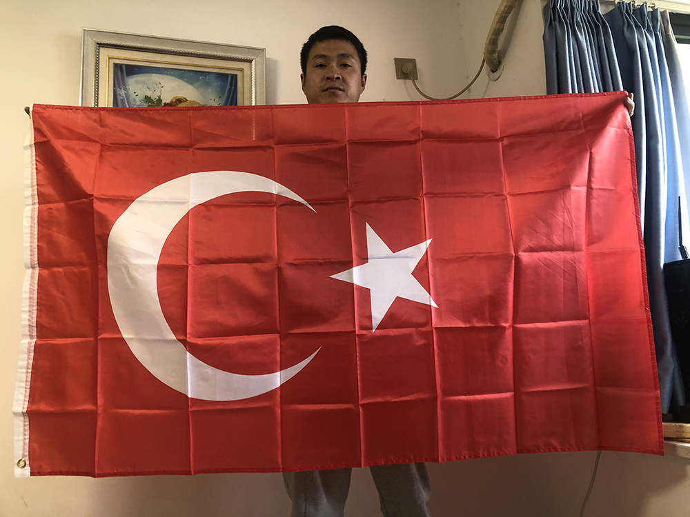 Cờ Bầu Trời cờ Thổ Nhĩ Kỳ 90x150cm TUR TR cờ Thổ Nhĩ Kỳ cờ Thổ Nhĩ Kỳ