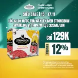 Lốc 6 Lon Nước Trái Cây Lên Men Strongbow Vị Thơm Và Lựu 320ml/lon