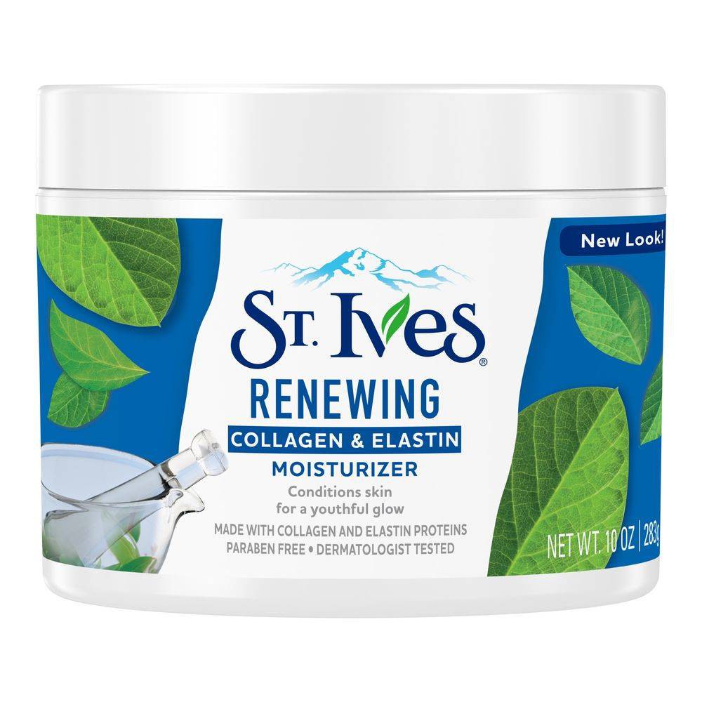 Kem Dưỡng Ẩm Body St.Ives Renewing Collagen & Elastin Moisturizer