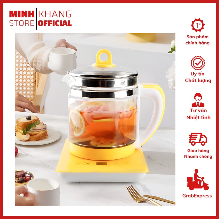 Ấm Điện Đa Năng, Ấm Pha Trà Thương Hiệu MELODY, 28 Chế Độ- Bảo Hành 12 Tháng