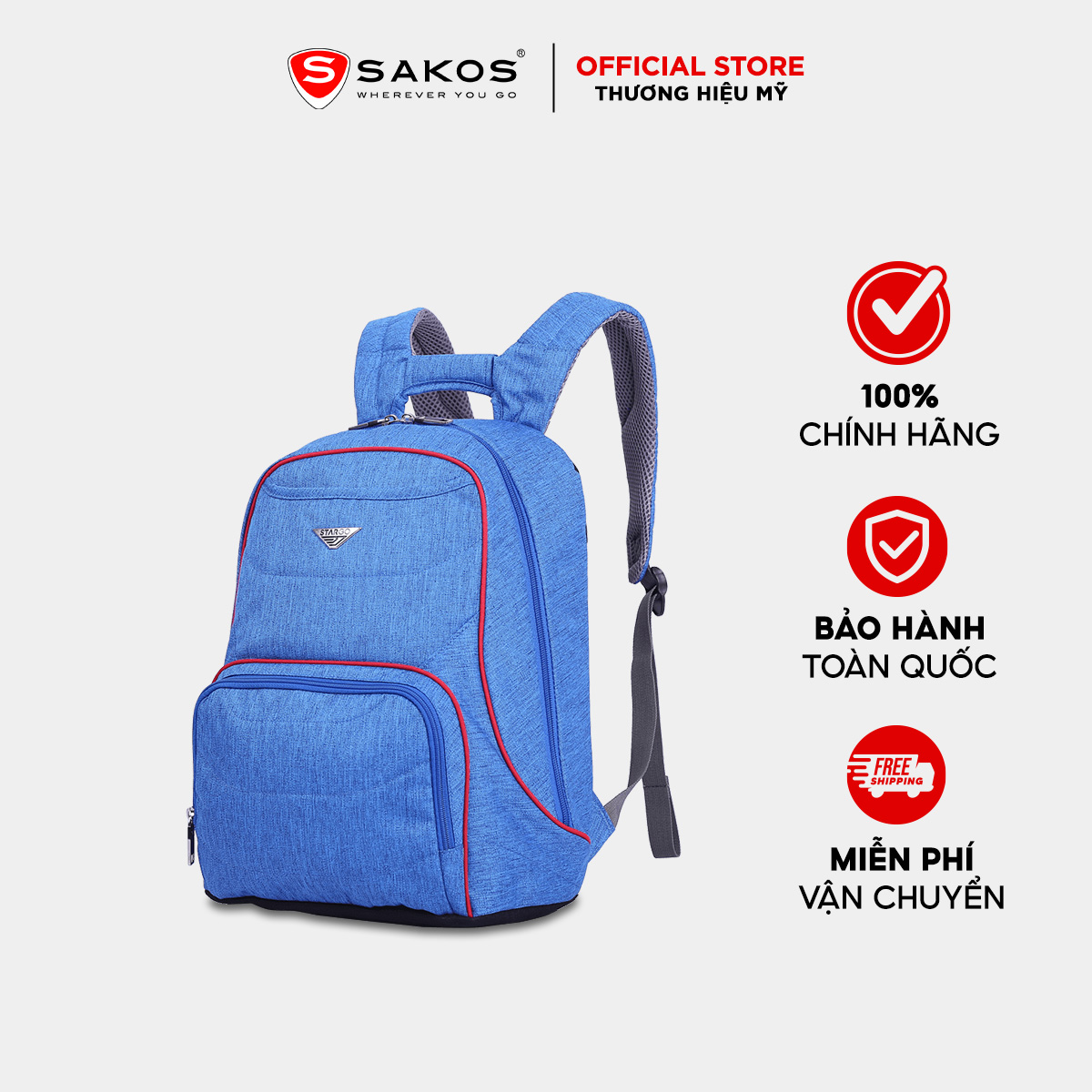  Balo Laptop STARGO FARAH  14 inch  - Thiết Kế Tối Giản Chống Bám Bụi Chống Thấm Nhiều Ngăn Tiện Lợi. 