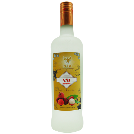 Si rô vải Frusy chai 750ml