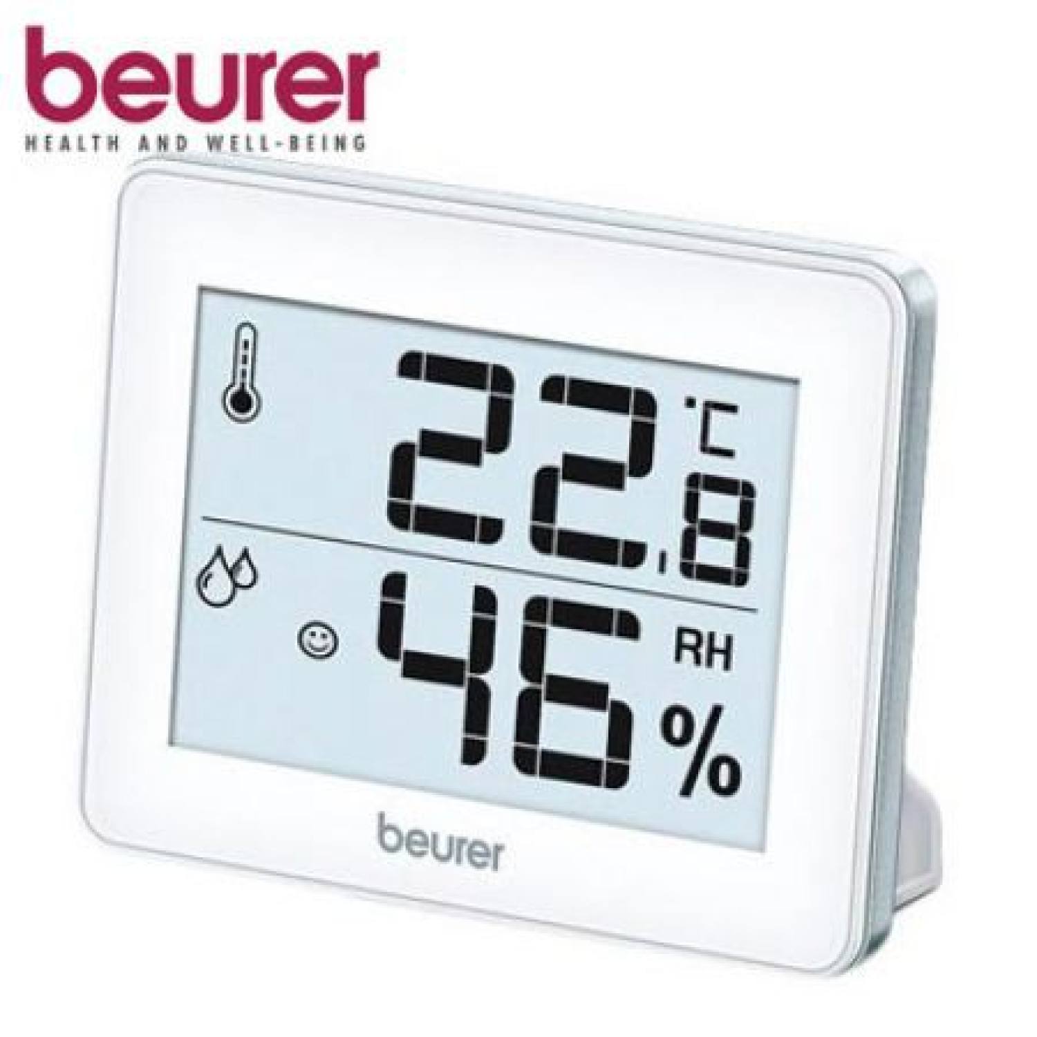 Beurer hm16 hygrometer temperature humidity meter LCD display wall hook