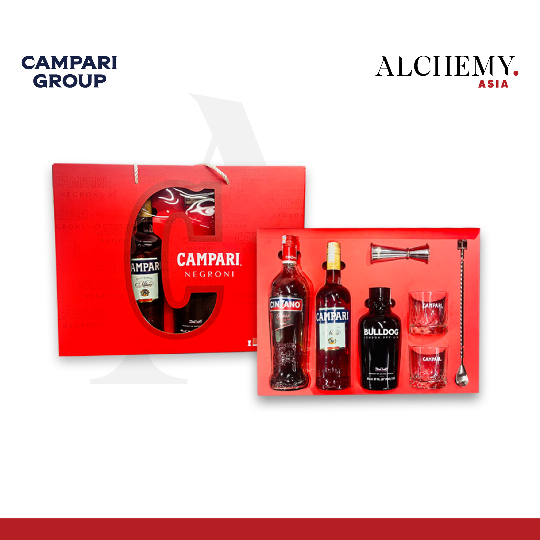 [Trên 18 tuổi] [Chính hãng] Set rượu Campari Negroni Kit