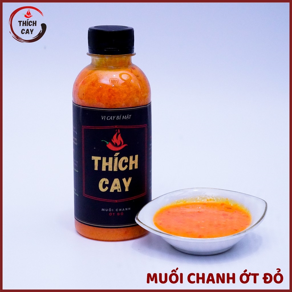 Nước chấm đỏ Thích Cay tương chấm thịt nướng đồ nướng chấm ăn lẩu nước chấm ớt hiểm cay