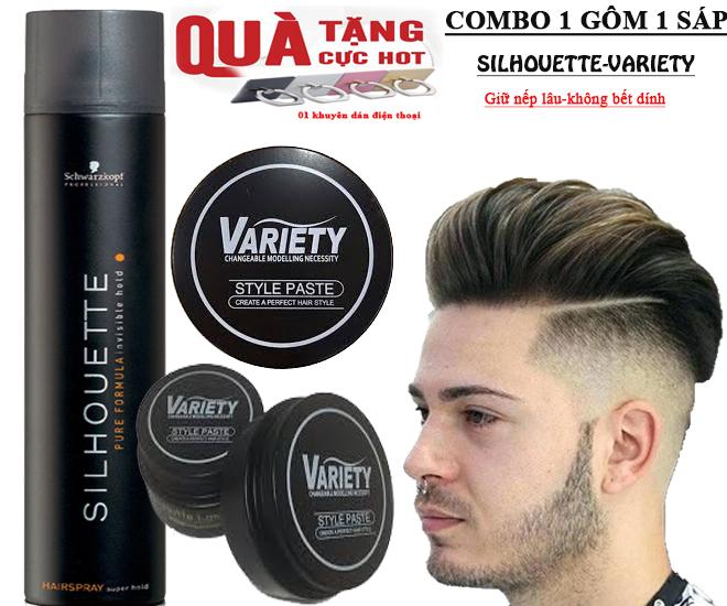 Gôm Sáp Com Bo Vàngsáp Vuốt Tócwax Vuốt Tócwax Tóc Nam, Combo Gôm Xịt Silhousette Và Sáp Vuốt Tóc Varriety, Combo Hoàn Hảo Dành Cho Tóc Của Bạn-Tặng Khuyên Dán Điện Thoại
