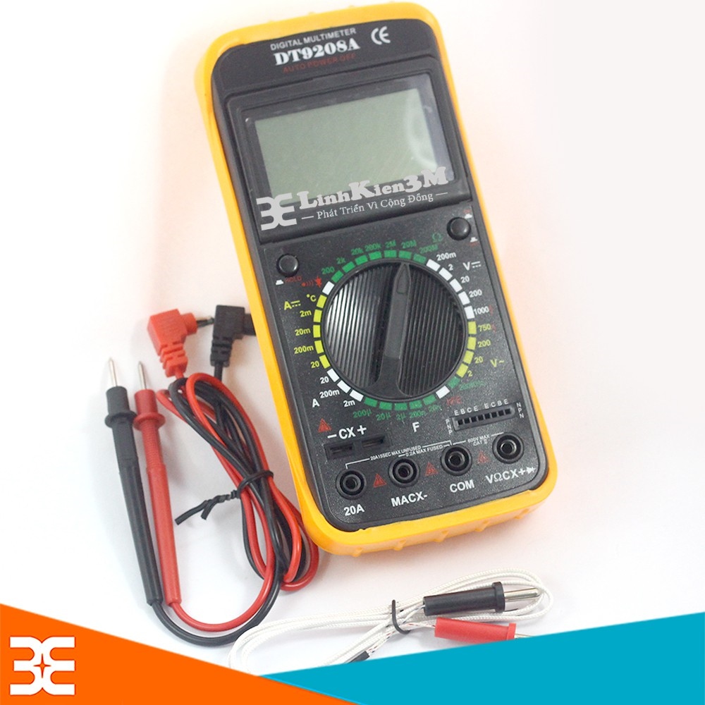 Đồng Hồ Đo Vạn Năng DT-9208A ( BH : 3 tháng )