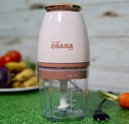 Máy xay đa năng cầm tay Osaka Nhật Bản FP126 cối 0.7L, động cơ 500W xay thịt, rau, củ, quả và các loại hạt