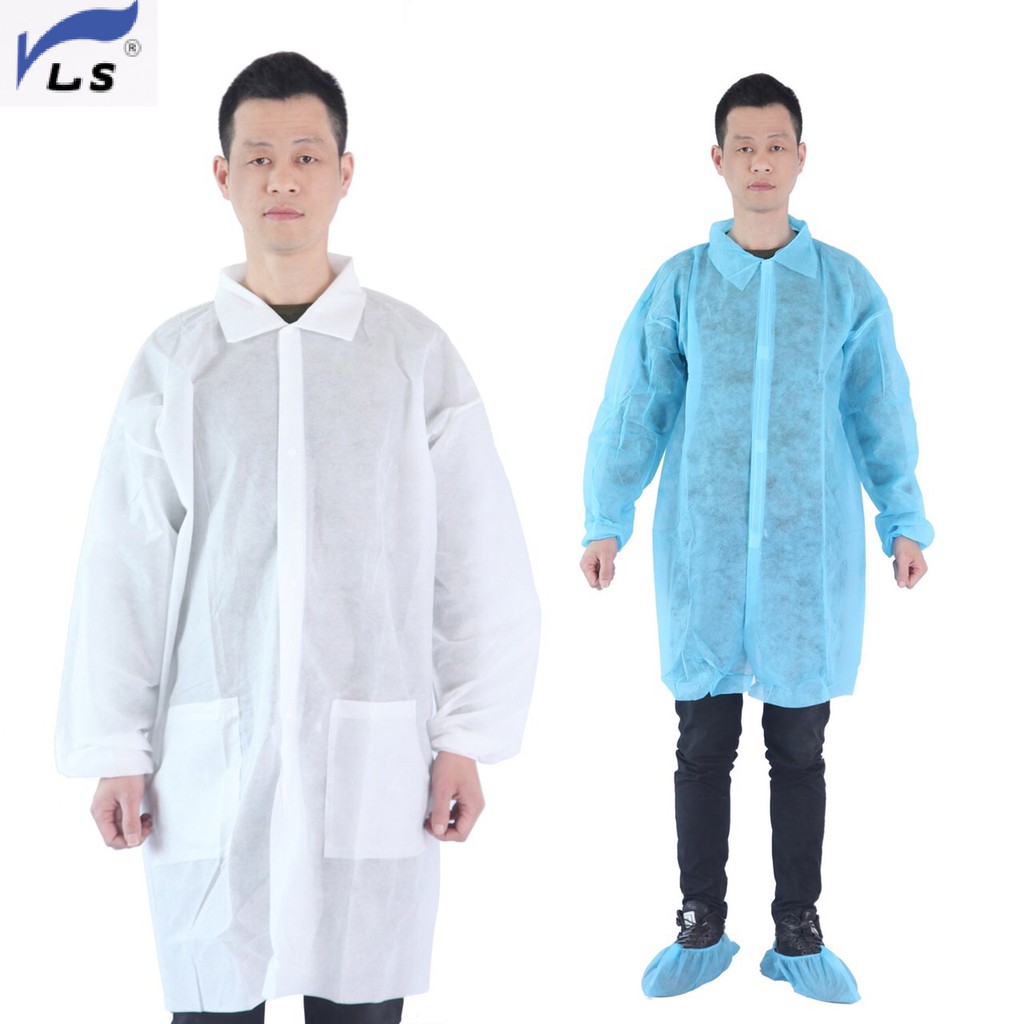 Combo 10 áo blouse, áo bảo hộ kháng khuẩn dùng 1 lần