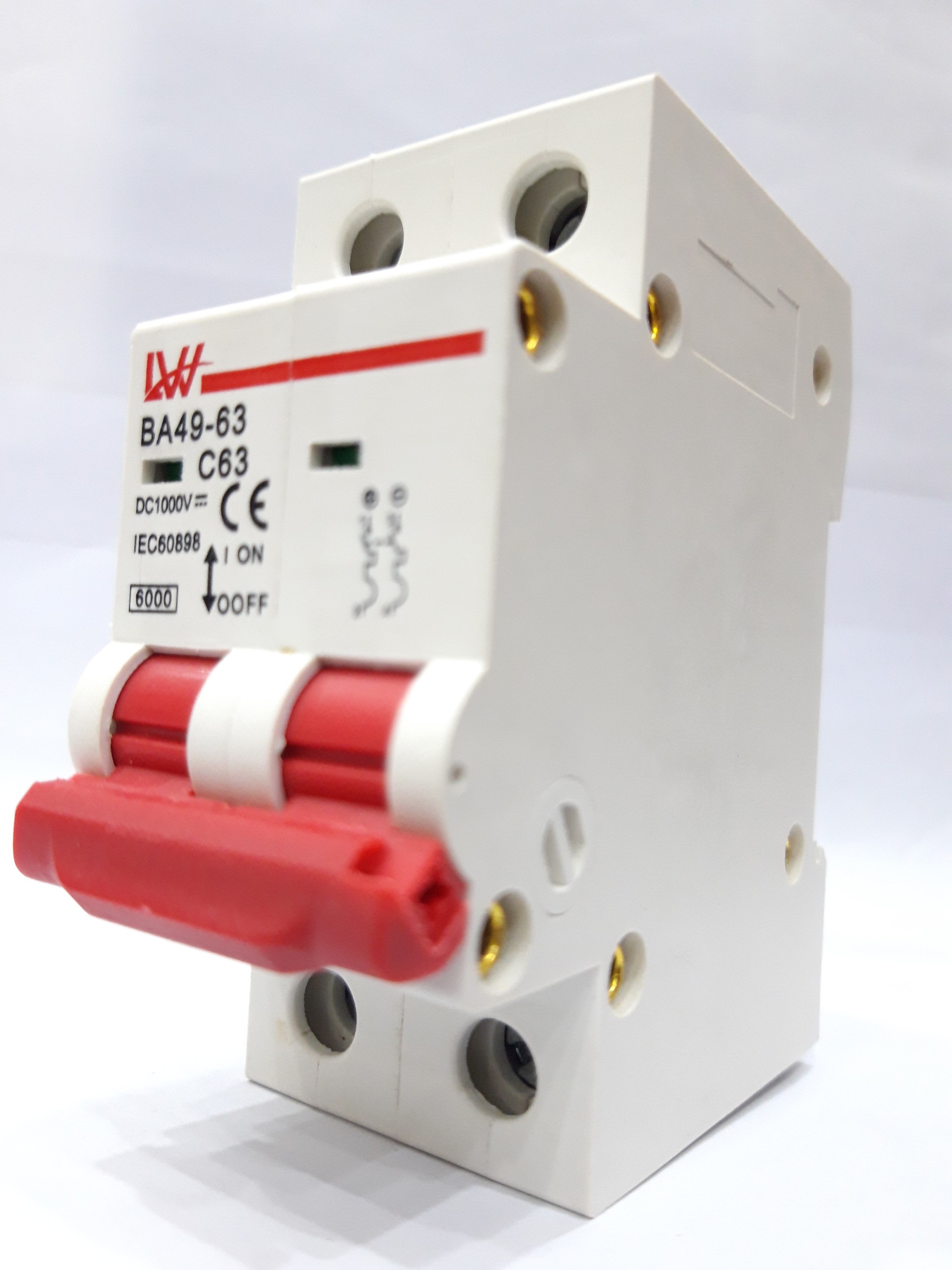 Bộ ngắt mạch năng lượng mặt trời CB DC 1000V 2P 16A 25A 32A 63A LW