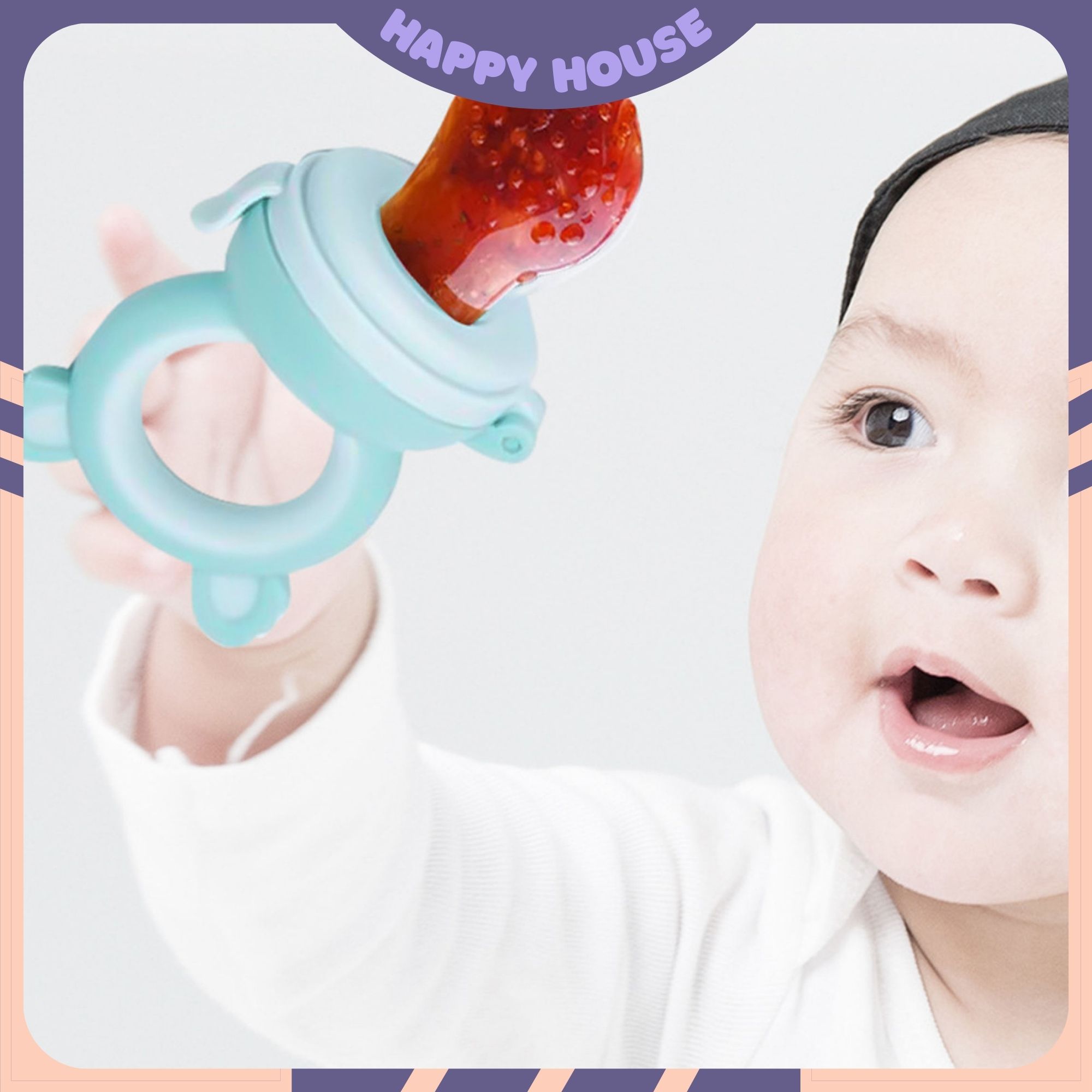 Núm Vú Ăn Dặm Cho Bé, Núm Vú Silicon Siêu Mềm Cho Bé Ăn Dặm, Dụng Cụ Tập Nhai, Chống Hóc, Hỗ Trợ Ăn Dặm, Quá Trình Mọc Răng