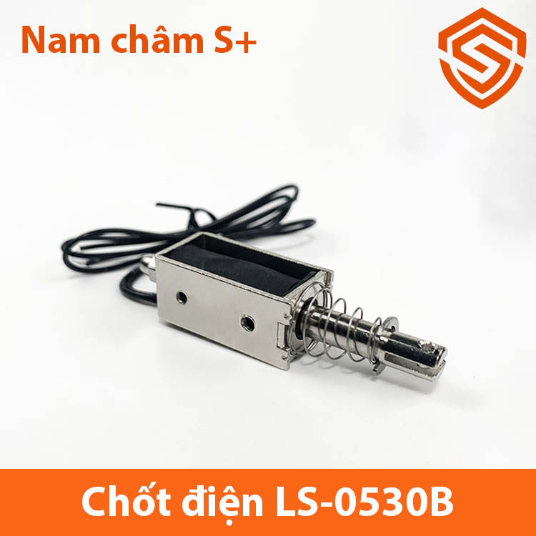 Khóa cửa nam châm điện LS-0530B 12V 24V (chốt điện)