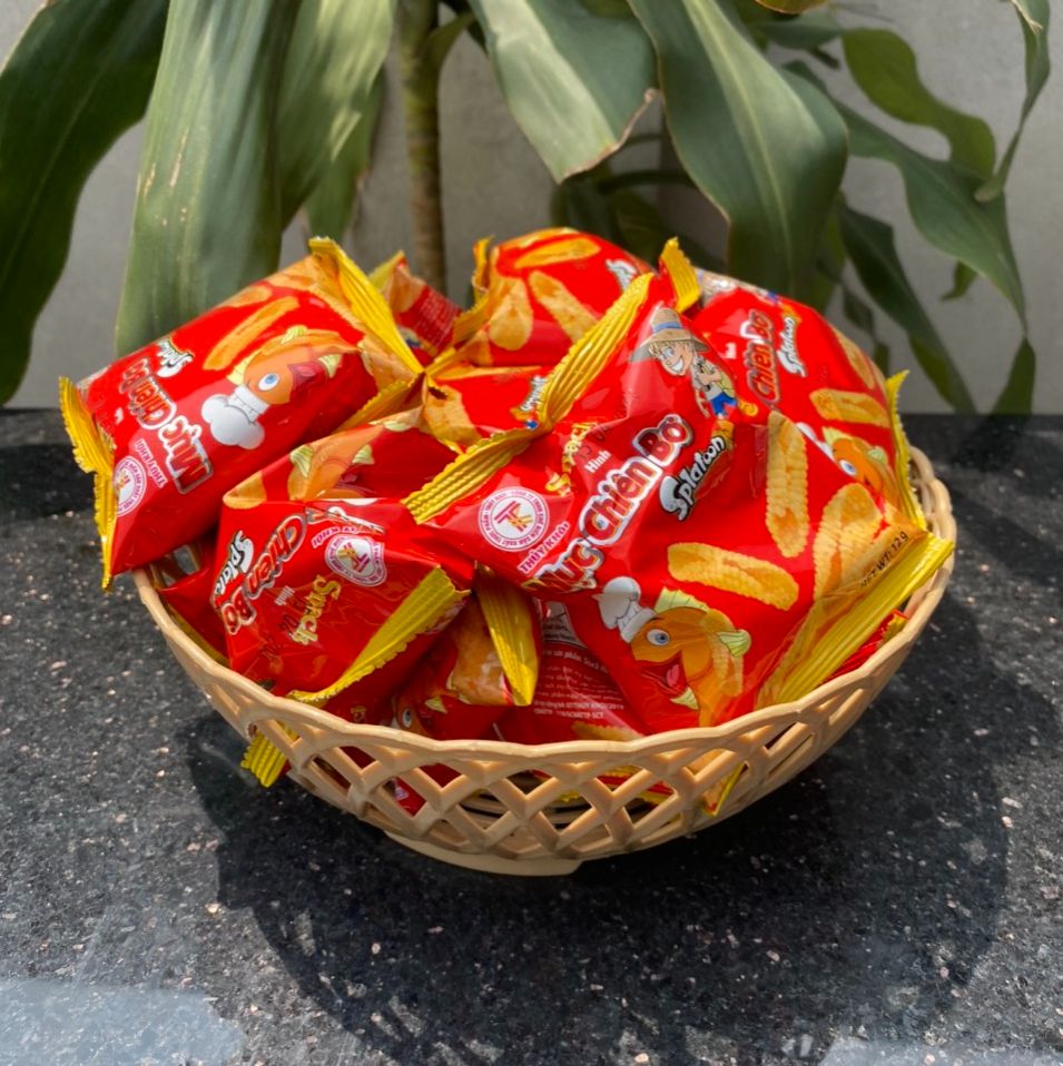 10 gói snack mực chiên bơ