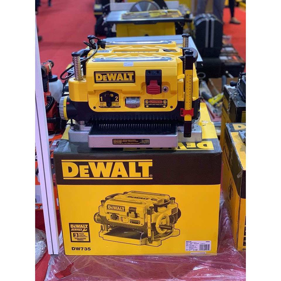 CHÍNH HÃNG -Siêu phẩm Máy bào cuốn để bàn 1800W DeWALT DW735