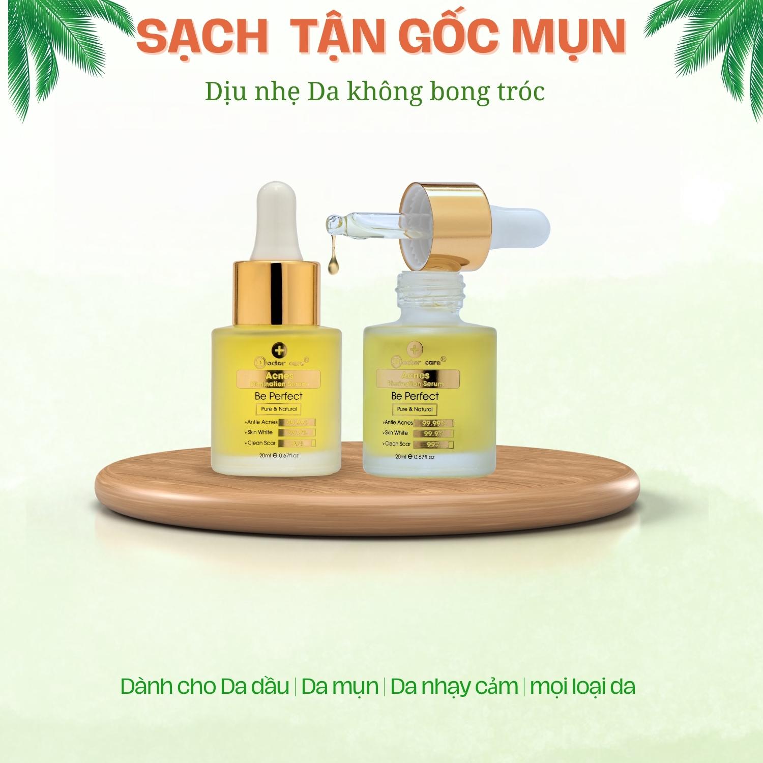 Serum Đặc Trị Mụn ĐẦU ĐEN, mụn trứng cá, mụn mủ  Doctor Care cho DA DẦU  TUỔI DẬY THÌ