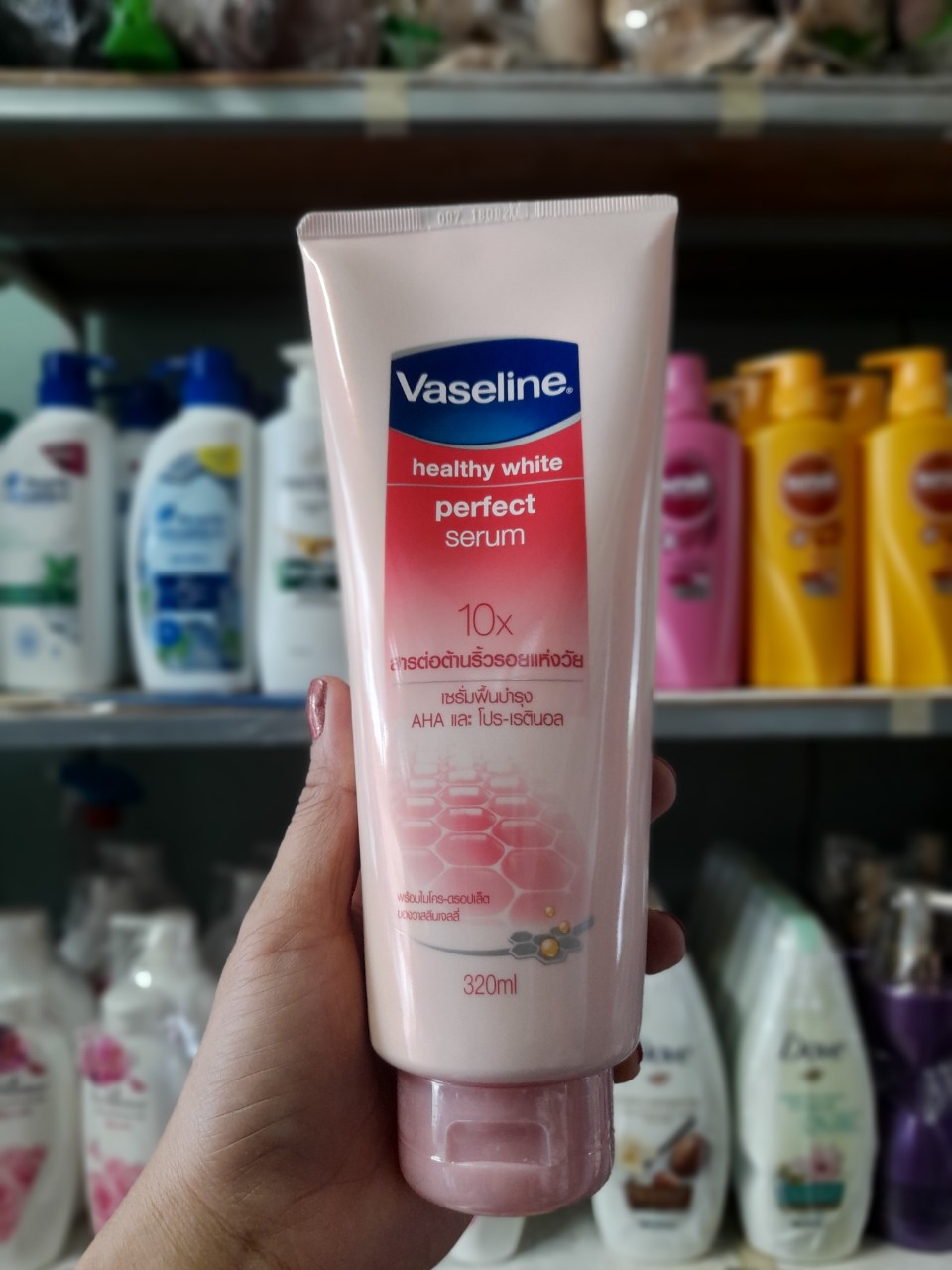 Kem dưỡng trắng da toàn thân serum vaseline 10x thái lan