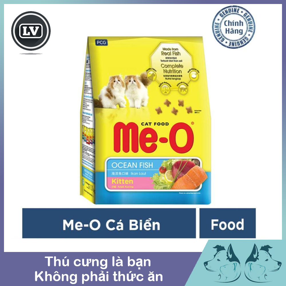 Thức Ăn Cho Mèo Con Me-O Hương Vị Cá Biển