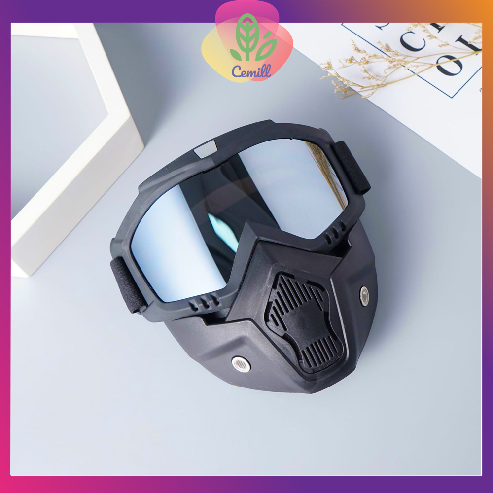 Mặt nạ bảo hộ, kính bảo hộ chánh giọt bắn thích hợp cho moto xe máy , chất liệu nhựa abs an toàn khi sử dụng