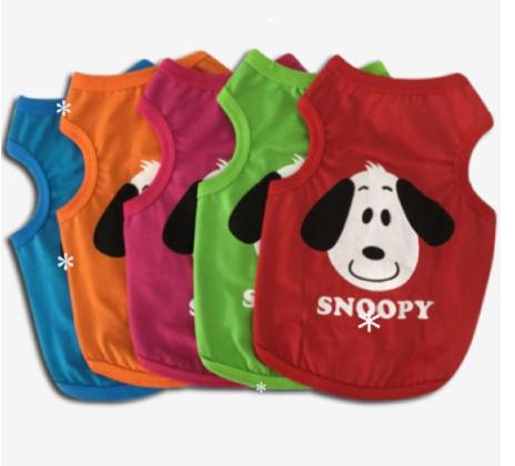 Áo cho chó mèo và thú cưng snoopy đủ size kích thước được chọn màu