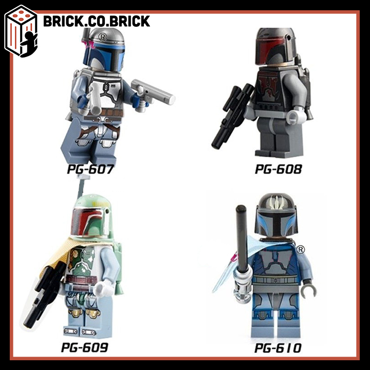 Star Wars- Chiến Tranh Giữa Vì Sao Đồ Chơi Lắp Ráp Minifigure Mô Hình Lính Gác Tử Thần PG609 PG610
