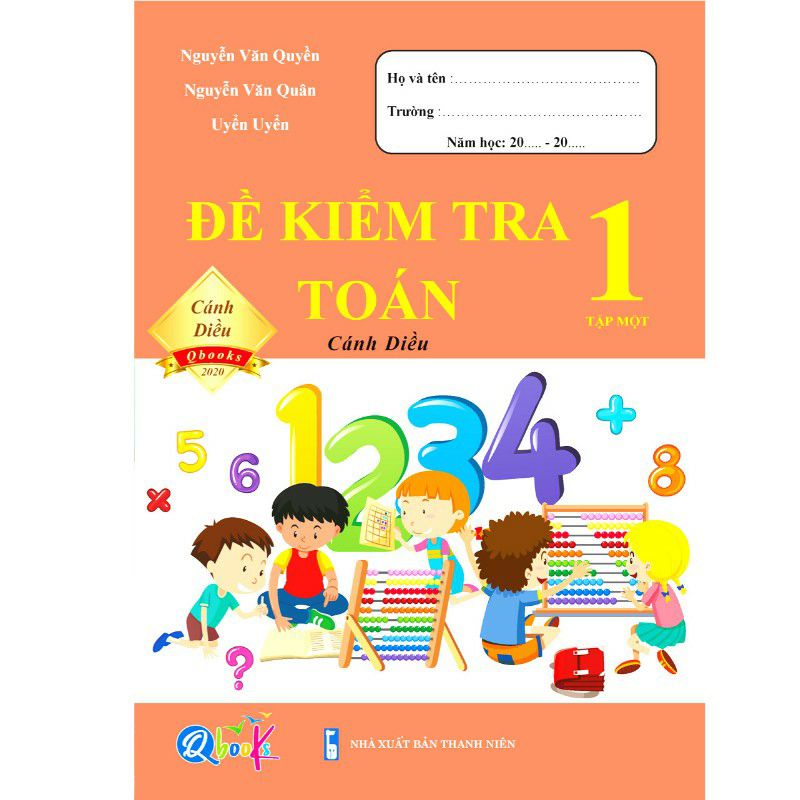 Sách - Combo Đề Kiểm Tra Và Bài Tập Tuần Toán Và Tiếng Việt Lớp 1 - Cánh Diều - Học Kì 1 - Đkt Toán