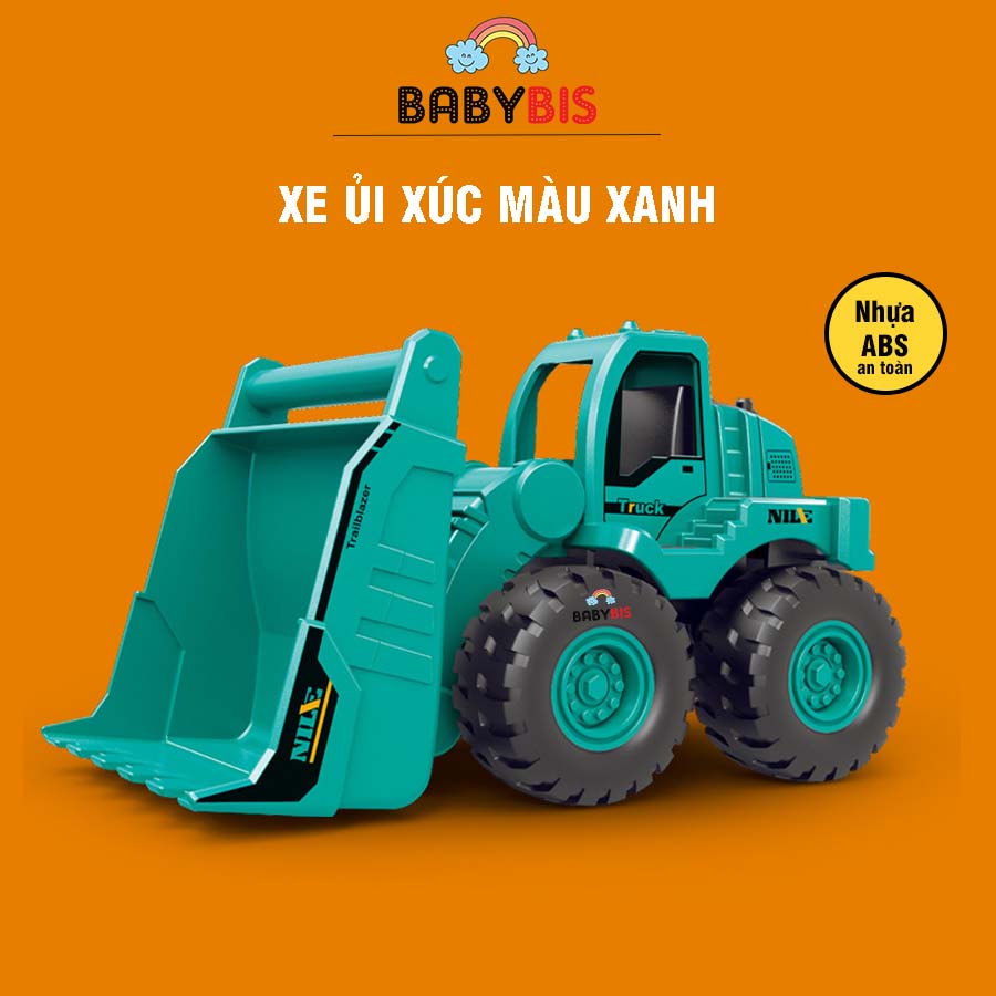 Đồ chơi mô hình xe công trình xây dựng cho bé, xe cứu hỏa, xe rác, xe nông nghiệp nhựa ABS an toàn, bền đẹp rất nhiều loại xe kiểu dángBabybis - 5