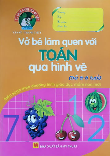 Fahasa - vở bé làm quen với toán qua hình vẽ 5-6 tuổi