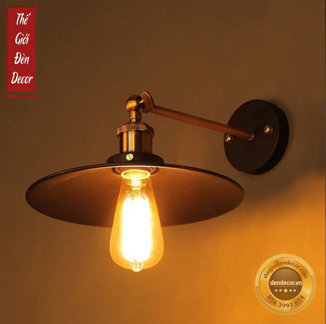 Đèn tường đèn treo tường đĩa bay cổ điển SIZE 22CM 26CM 30CM