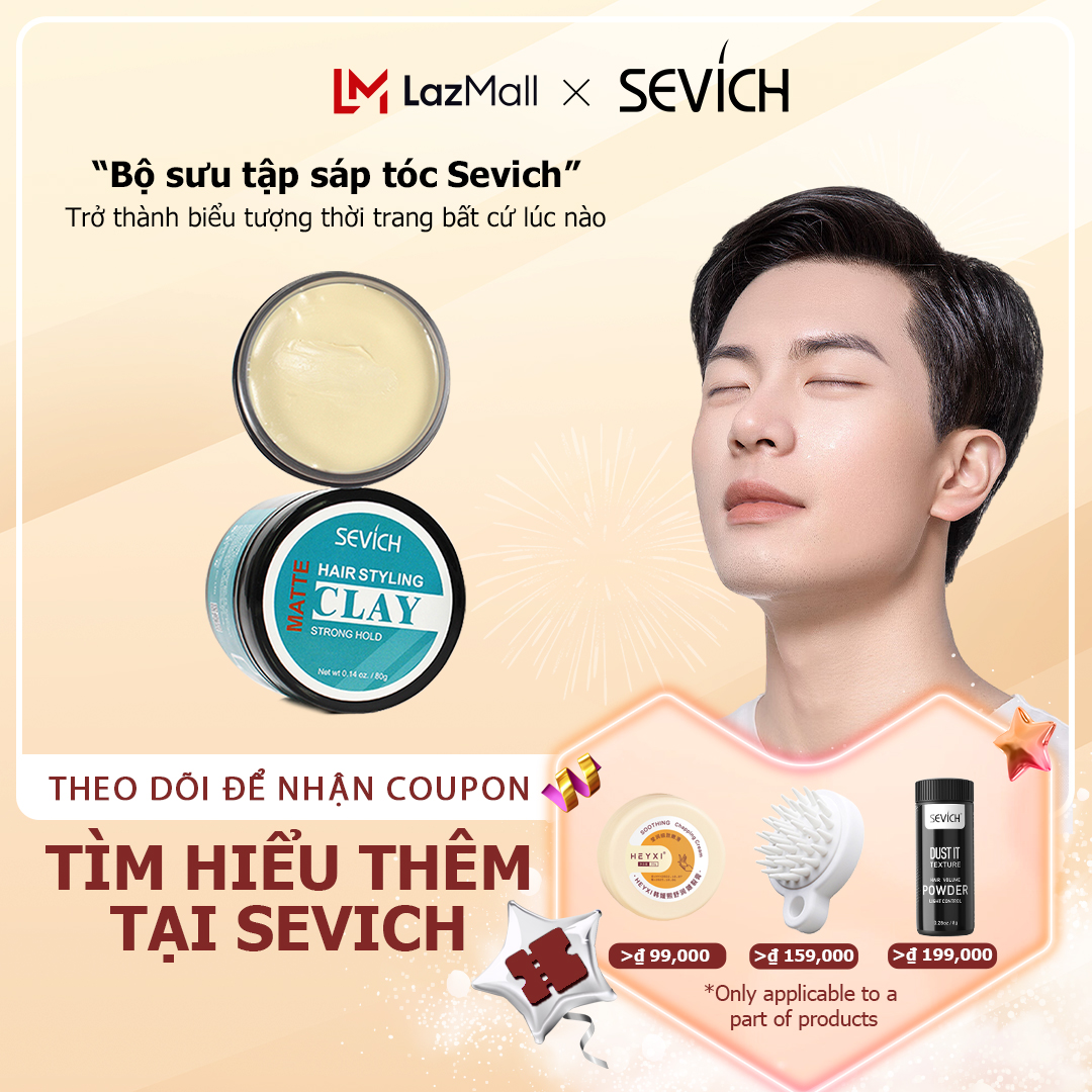 SEVICH Sáp tạo kiểu tóc giữ nếp chắc khỏe cho nam 80g  - INTL