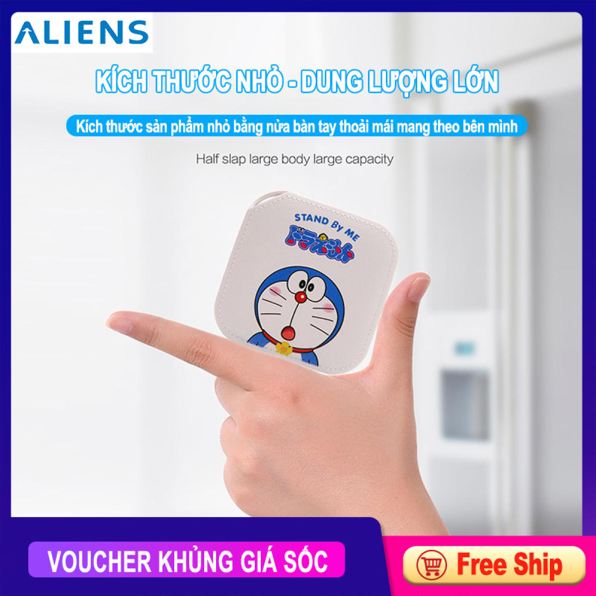 Pin sạc dự phòng pin dự phòng hoạt hình dễ thương 10000 mAh, chất lượng đảm bảo an toàn đến sức khỏe người sử dụng, mẫu mã đa dạng