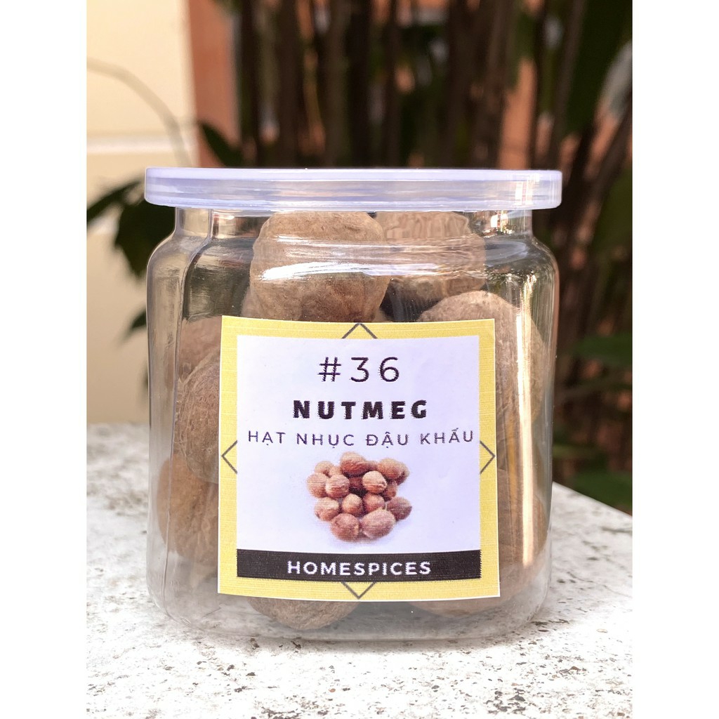 Nhục Đậu Khấu nhập nguyên hạt - Nutmeg whole - spices