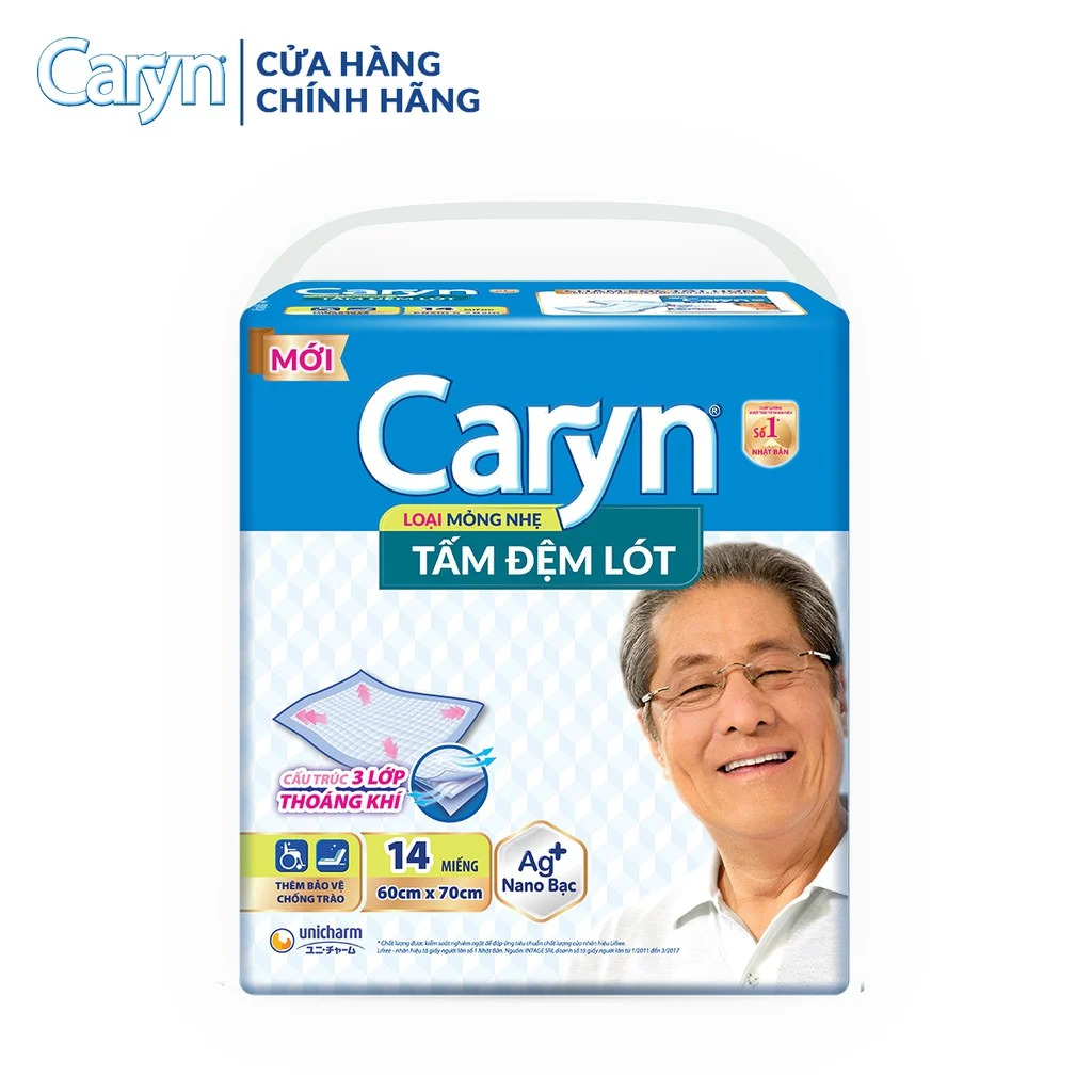 Tấm đệm lót caryn siêu thấm 14 miếng