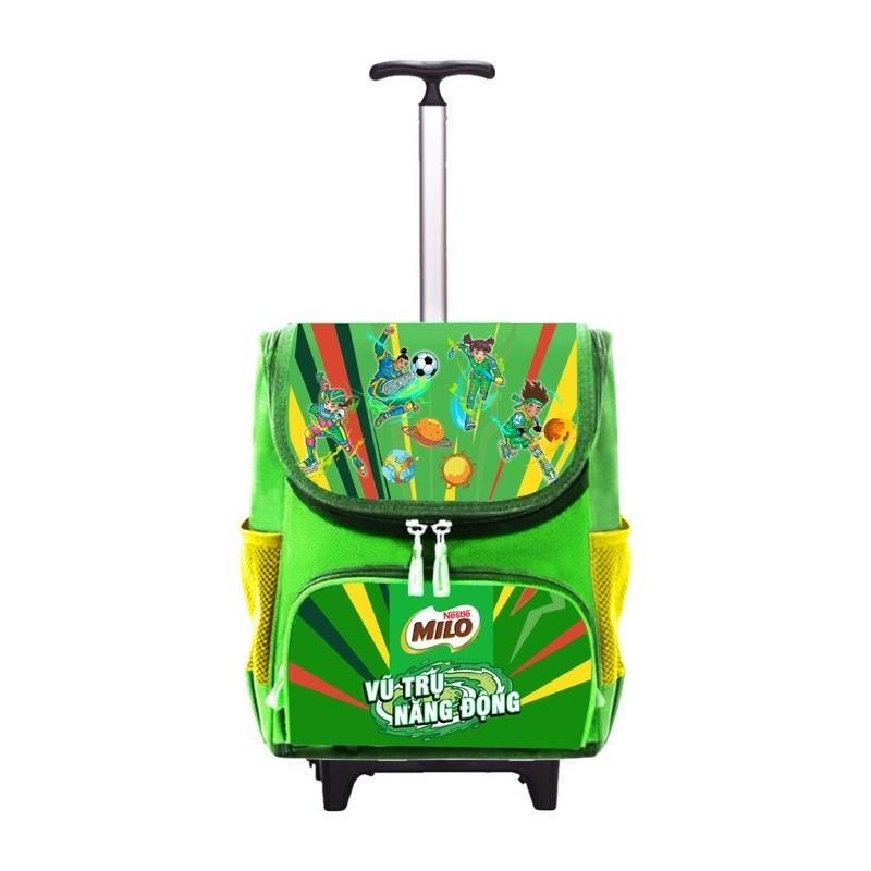 Balo chống gù có tay kéo cho bé- hàng tặng từ sữa milo
