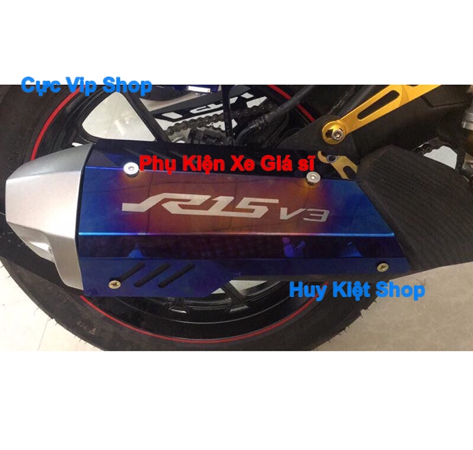 Ốp Pô R15 V3 Inox Xi Titan MS2456
