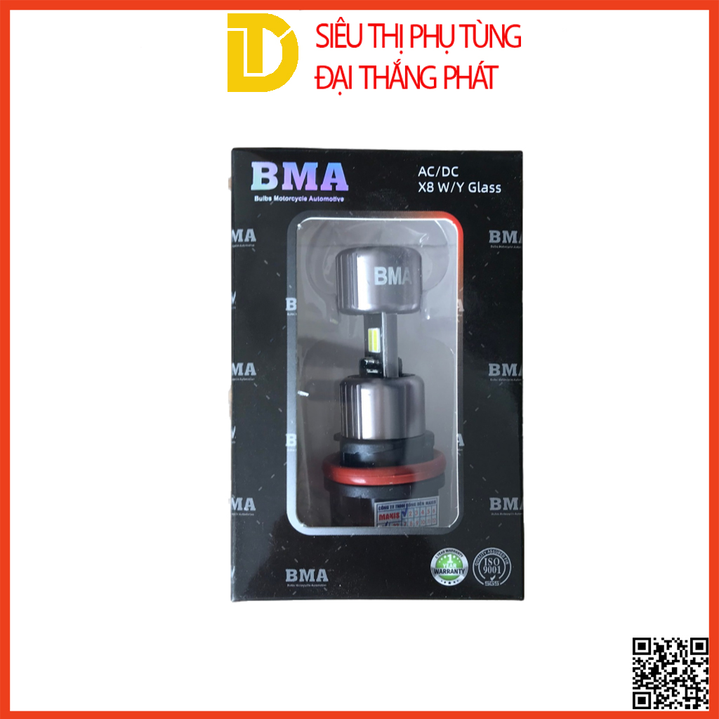 Bóng đèn pha LED BMA chân HS5 siêu sáng ĐÈN PHA Airblade 2011 (AB 2011 MẬP), PCX 2011, Lead 2011