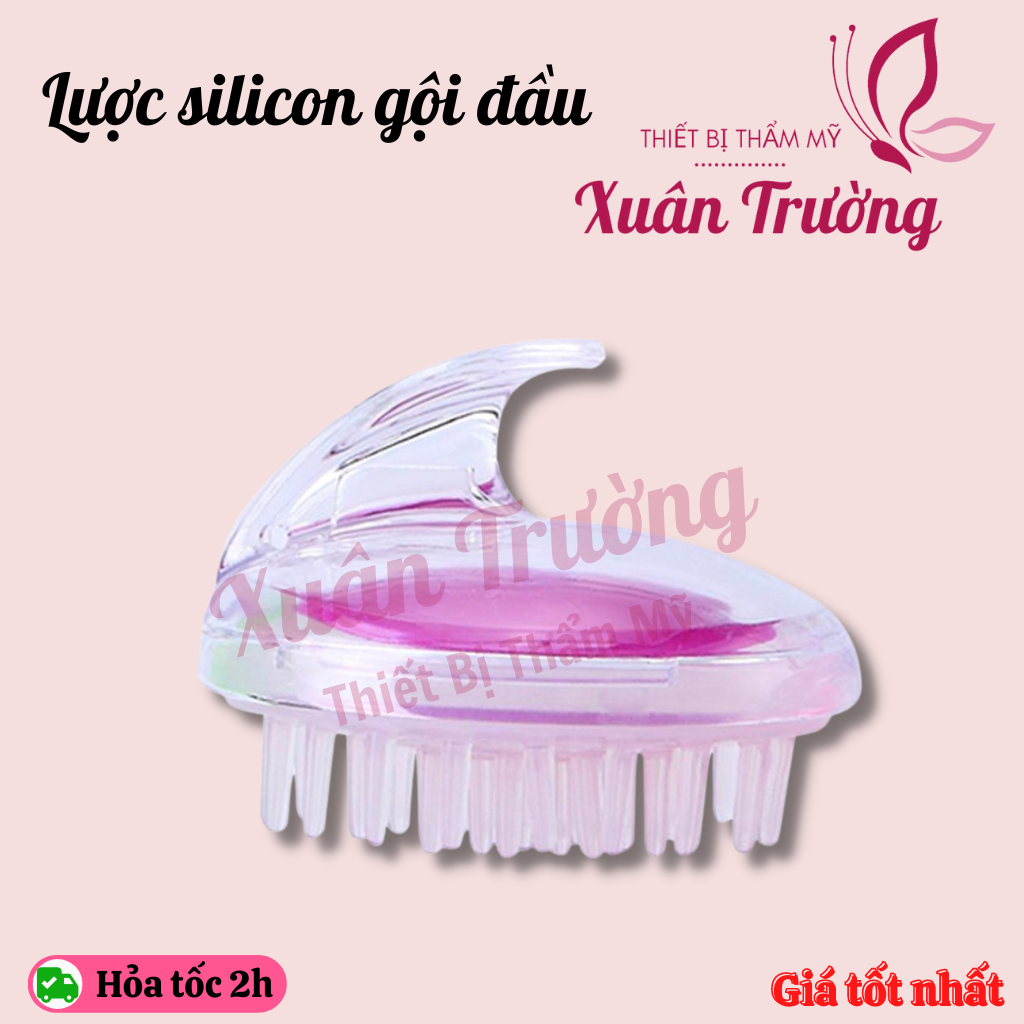 Lược silicon gội đầu dưỡng sinh | Lược massage đầu, lược gội đầu silicon