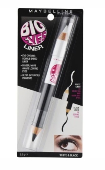 Bút Vẽ Mắt 2 đầu Maybelline Big Eyes Liner Double Ended Eyeliner White and Black