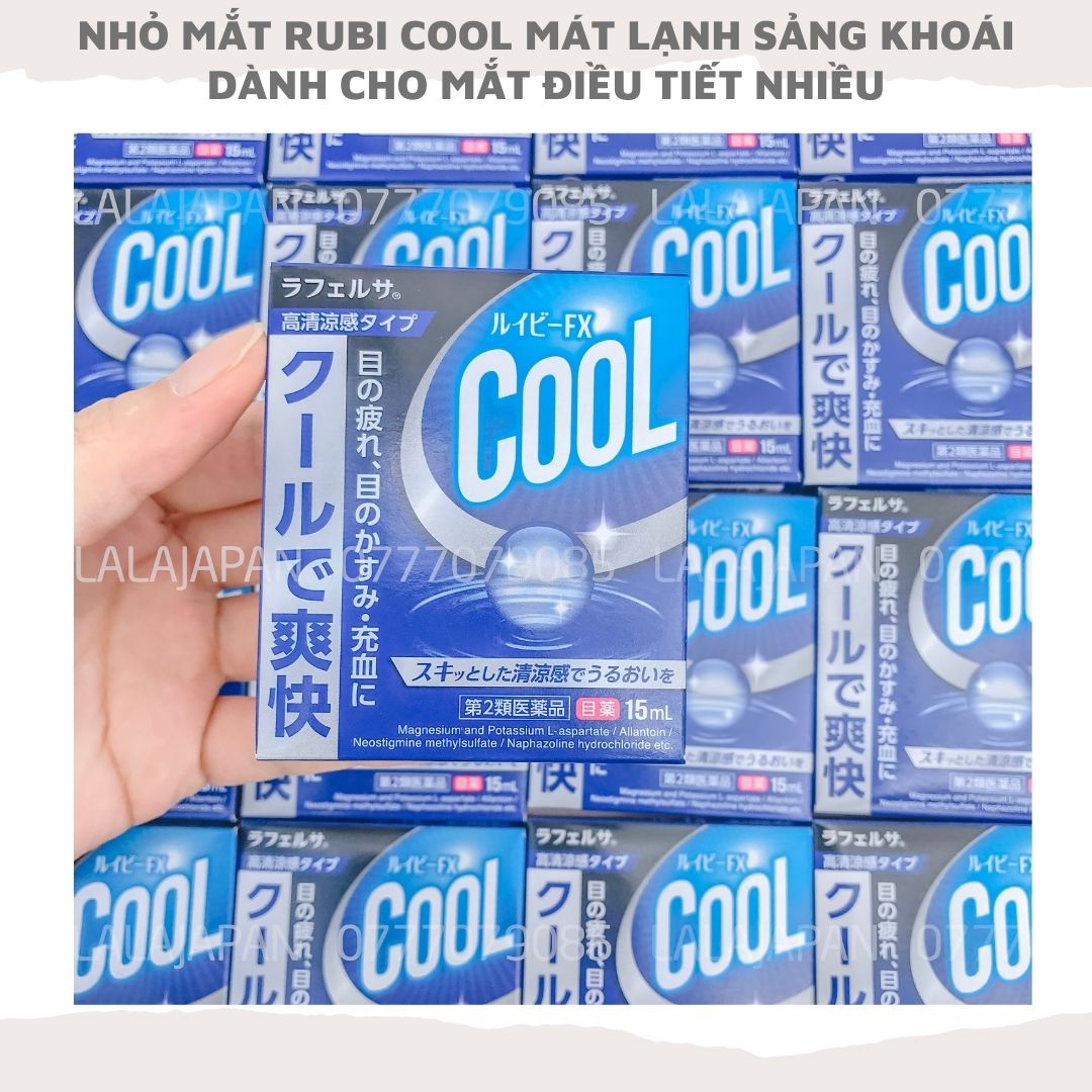 Nước nhỏ mắt Rubi Cool Nhật Bản lạnh cấp độ 5