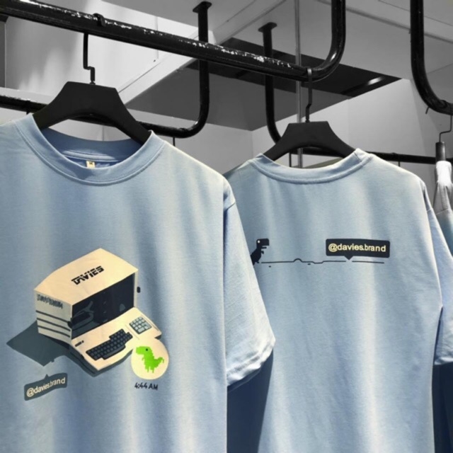 Áo thun davi khủng long 444 unisex