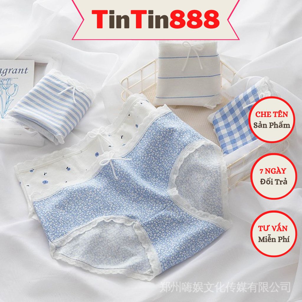 Quần lót nữ cotton thấm hút co dãn nhiều ❤️ MUA 5 TẶNG 1=6❤️ Quần lót của nữ cute dễ thương kháng khuẩn nâng mông họa tiết xinh 0725 - quần chíp xịp xì cho bé mới lớn - quần lót học sinh họa tiết dễ thương cute - TinTin888