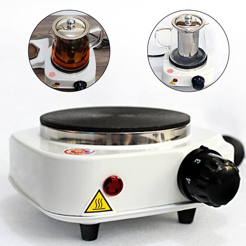 Bếp điện mini pha Cafe, pha trà, Bếp hơ lá trầu cho bé, bếp điện mini 1000W bếp xông sau sinh