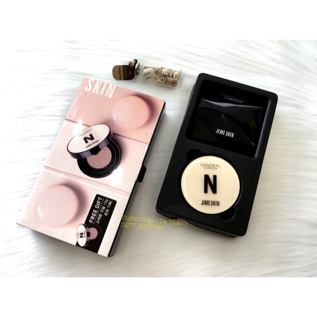 Phấn nước che khuyết điểm Jeme Skin Conceal Cushion Tặng kèm lõi