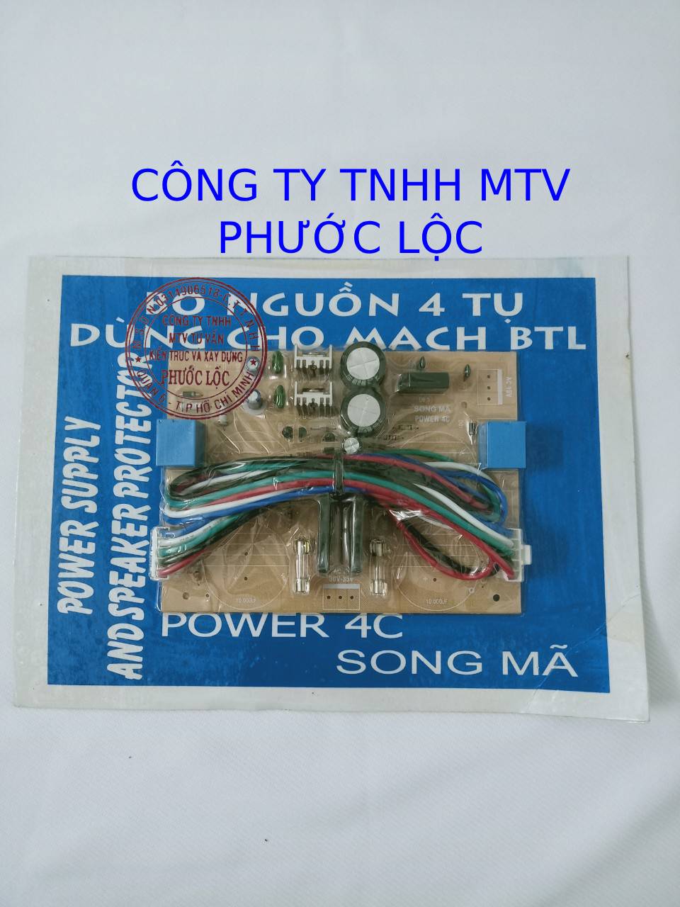 MẠCH NGUỒN AMPLY 4 TỤ - BTL-(POIWER 4C)